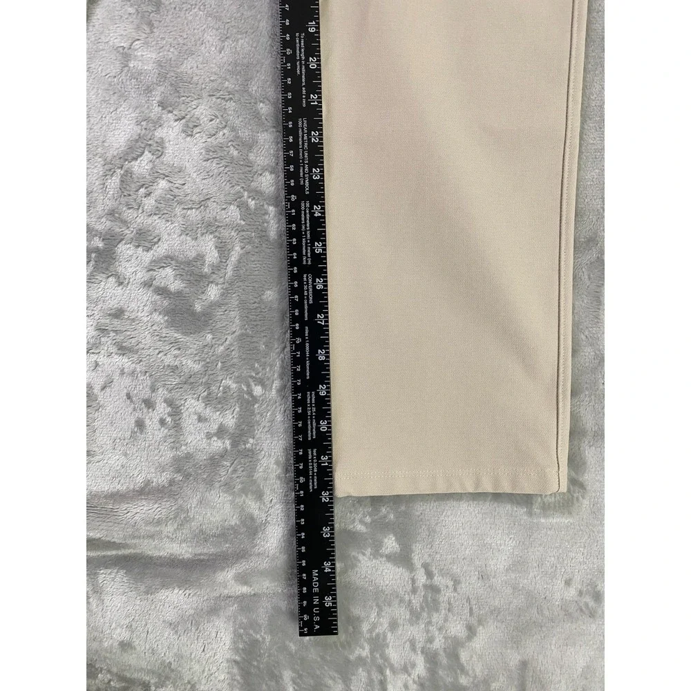 Lululemon Lab Tapered Jogger Pants Men Small Tan Elastic Waist Drawstring 31.5in